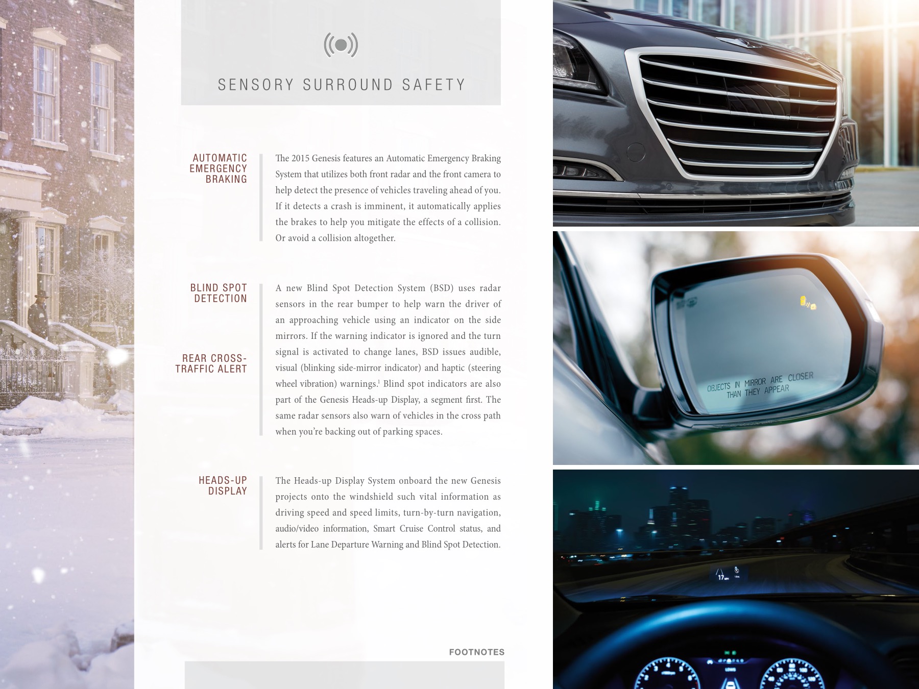 2015 Hyundai Genesis Brochure Page 4